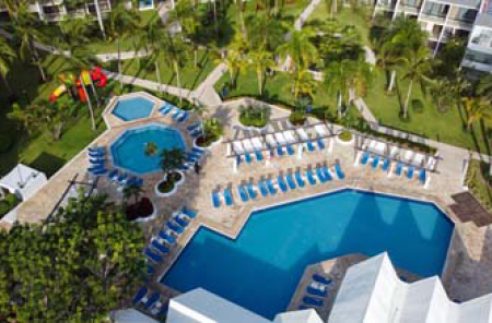 Ocean Spa Hotel Cancun adults-oriented all-inclusive beachfront resort with Caribbean views